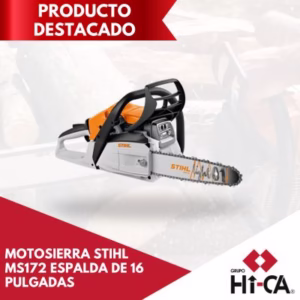 Motosierra STIHL MS172 espalda de 16 pulgadas