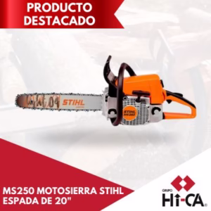 Motosierra STIHLS MS250 espalda de 20 pulgadas