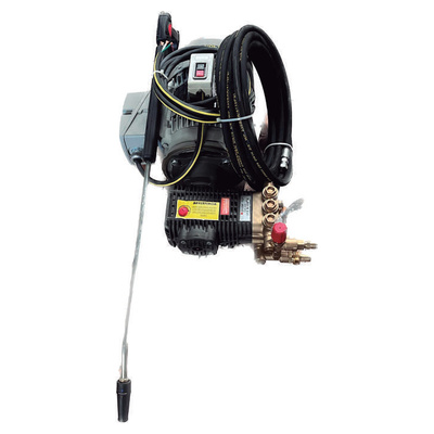 Motobomba con manguera y pistola 5 HP bifase (2000 PSI)