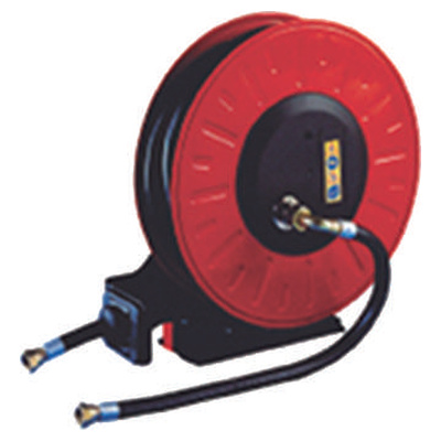 Carrete retráctil Serie BG abierto acero al carbón (sin manguera) 1"